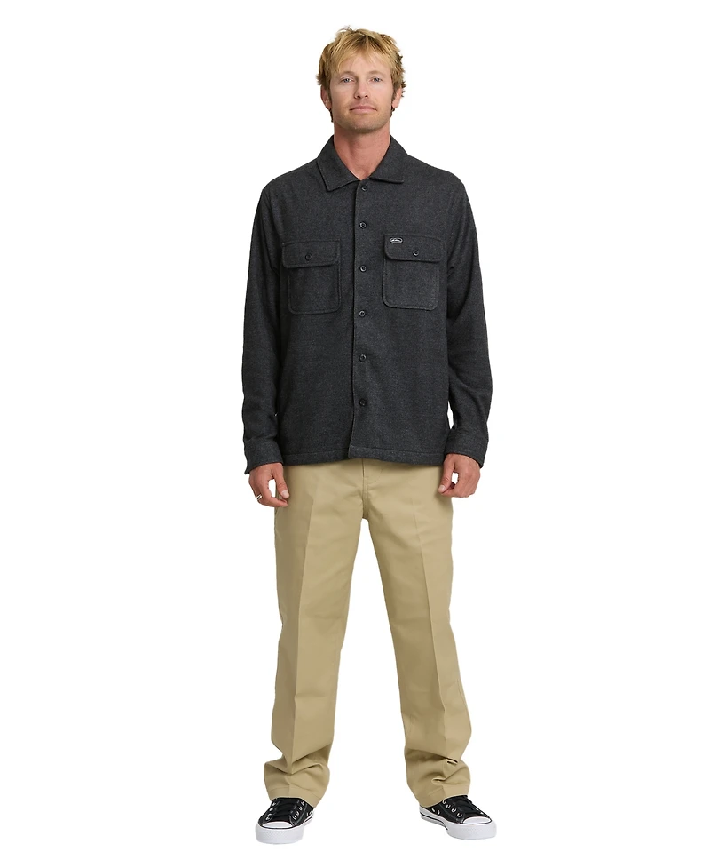 Quiksilver Men's Flannel Solid Shirt