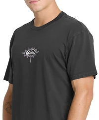 Quiksilver Men's Metal Vision Pigment Dye Crewneck T-Shirt