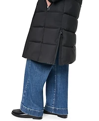Dkny Women's Walker Length Anorak Lined Hood Coat
