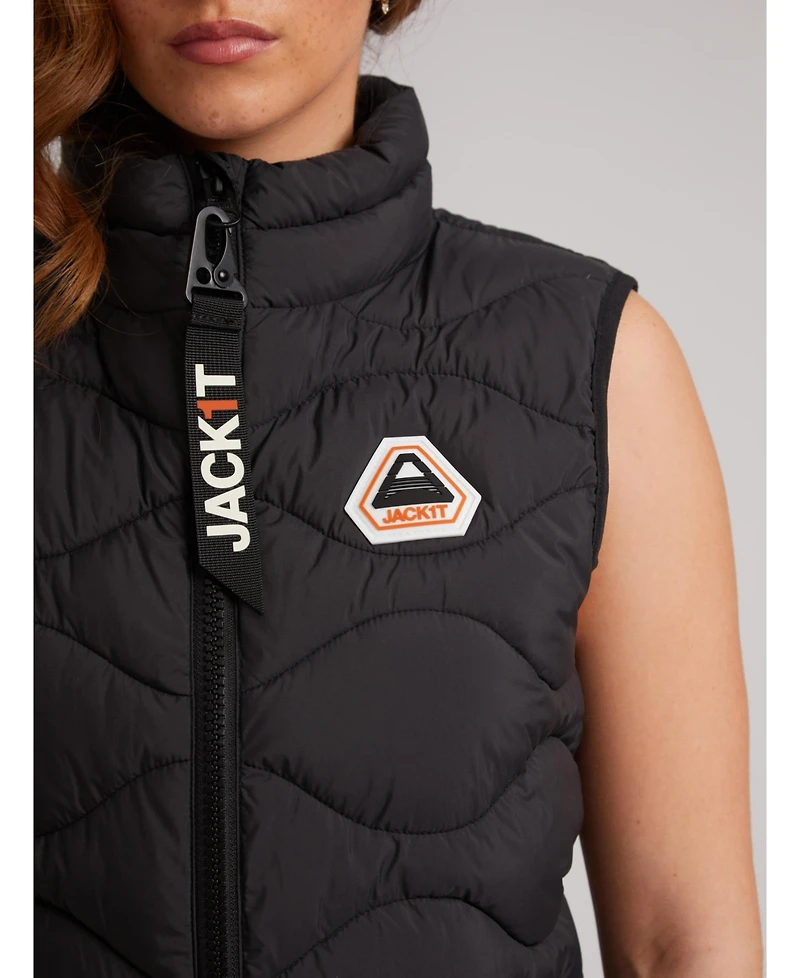 JACK1T Women's High Neck Gilet Jacket