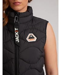 JACK1T Women's High Neck Gilet Jacket