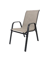 Streamdale Furniture Heavy-Duty Outdoor Teslin Fabric Chairs, 350 lbs Capacity, Ergonomic and Waterproof