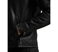 Polo Ralph Lauren Men's Cafe Racer Leather Jacket