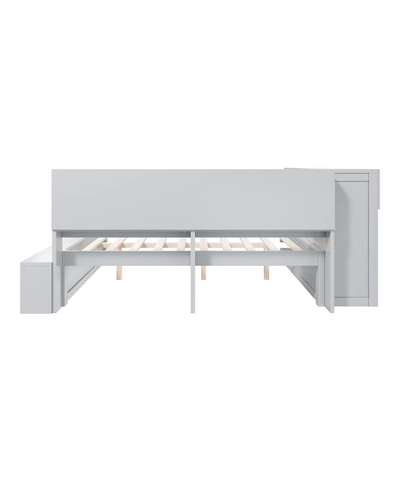 Streamdale Furniture Daybed with Storage Cabinets