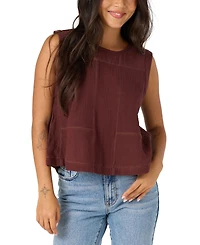 O'Neill Women's Tasia Double Gauze Cotton Tank Top