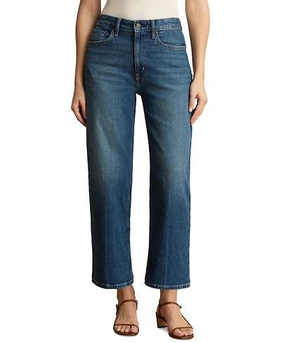 Lauren Ralph Women's High-Rise Relaxed Straight-Leg Jeans