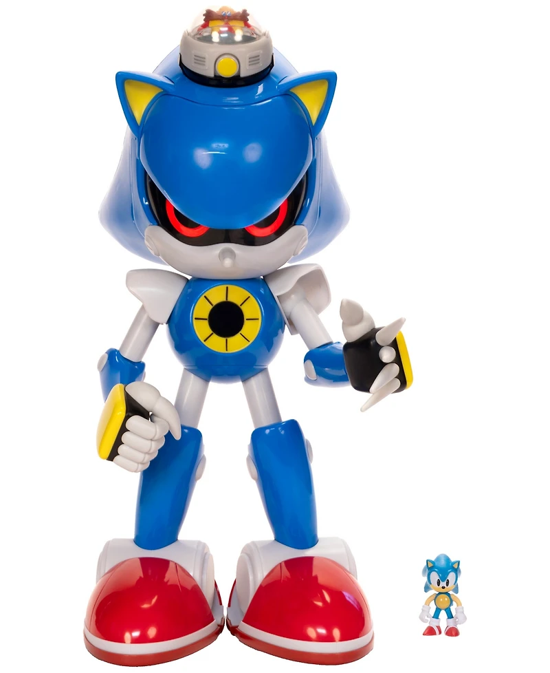 Sonic the Hedgehog 20" Giant Metal Sonic vs. Sonic Playset, Ages 3+