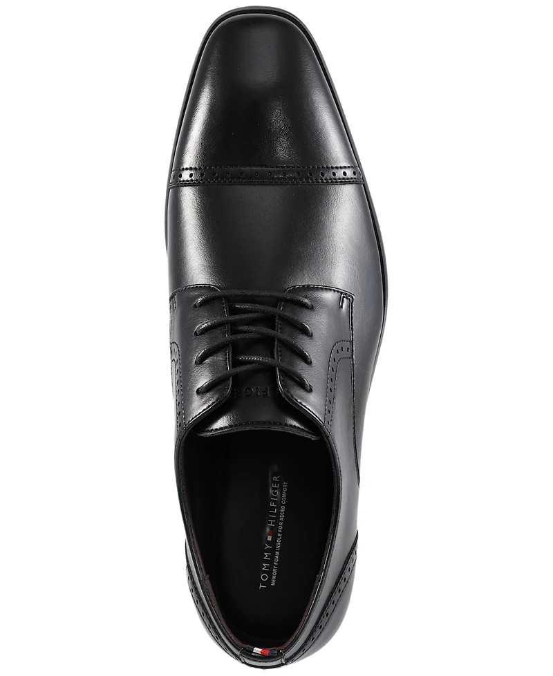Tommy Hilfiger Men's Solven Cap-Toe Oxfords