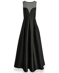 Donna Karan New York Women's Sweetheart Neck Pleated Dress