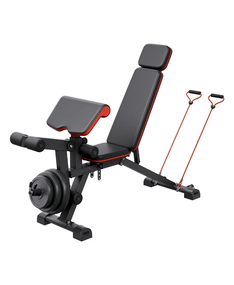 Vevor Weight Bench Sit up Bench for Home Gym Strength Training Workout Adjustable