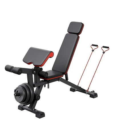 Vevor Weight Bench Sit up Bench for Home Gym Strength Training Workout Adjustable
