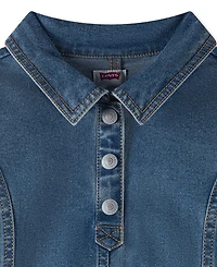 Levi's Girls' 4-6X Long-Sleeve Button Up Dress