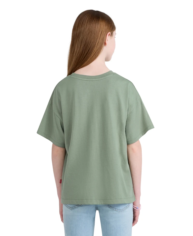 Levi's Girls' 7-16 Short-Sleeve Flower Market Oversized T-Shirt