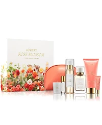Lovery 8-Piece Rose Blossom Bath and Body Care Gift Set