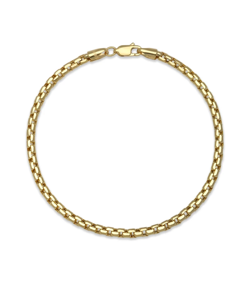 Macy's Diamond-Cut Box Chain 8" Bracelet in 10k Yellow Gold