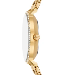 Michael Kors Women's Pyper Two-Hand Gold-Tone Stainless Steel Watch 32mm
