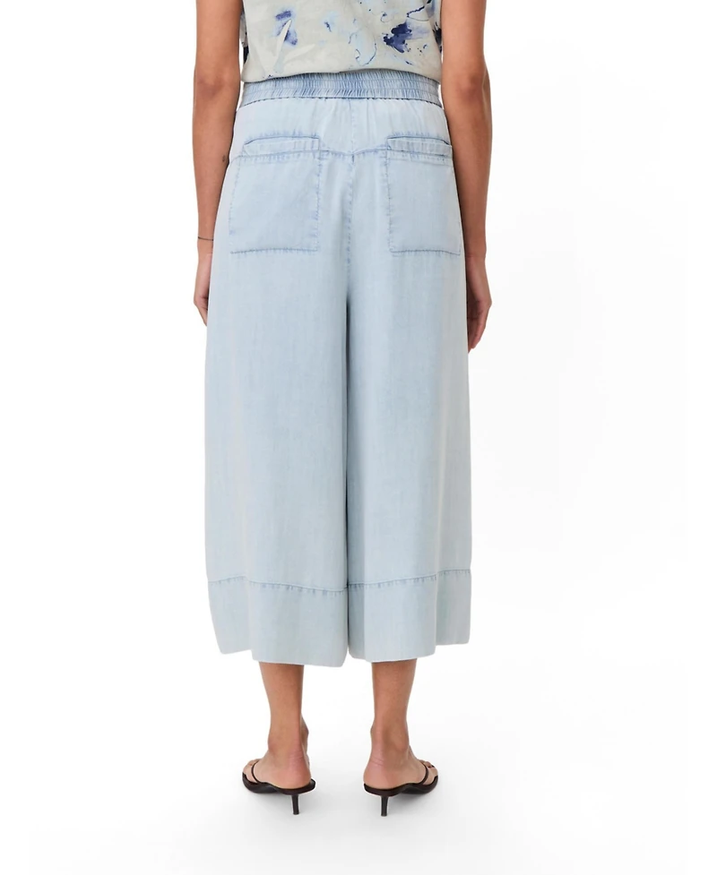 Masai Copenhagen Women's Maportia Denim Wide-Leg Culotte Trouser