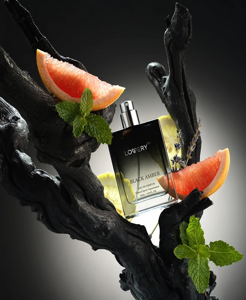 Lovery Men's 5-Pices. Black Amber Eau de Parfum Gift Set