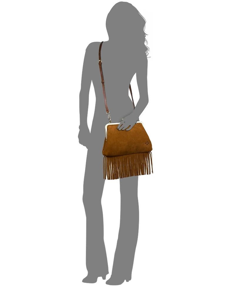 Patricia Nash Vione Leather Small Crossbody Handbag