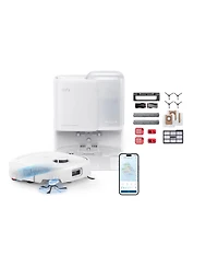 eufy All-in-One Robot Vacuum and Mop Combo E25 with Official Replacement Parts Kit,20,000 Pa Turbo Suction