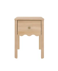 Plank+Beam Sutton 1 Drawer Nightstand, 18 x 18, Blonde