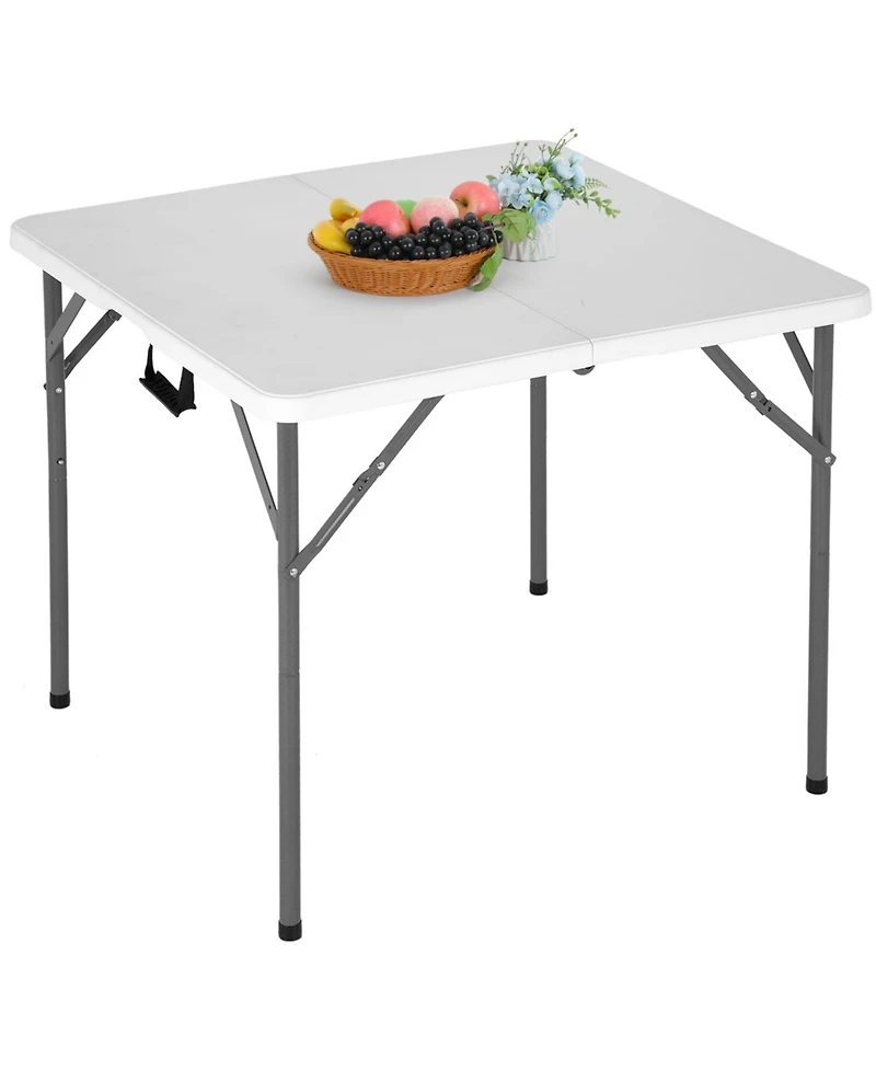 Aofar 34" Folding Card Table Portable Party Camping Table