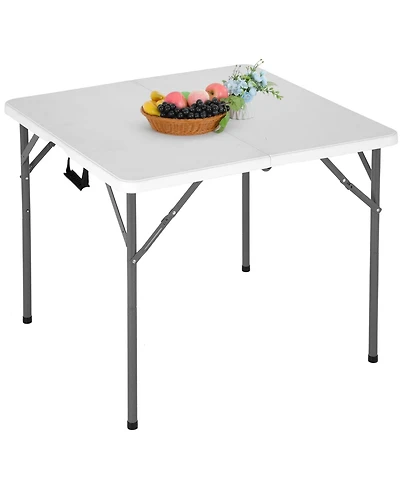 Aofar 34" Folding Card Table Portable Party Camping Table