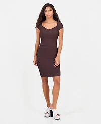 Guess Women's Ottoman Curve Sweater High-Waisted Pencil Skirt