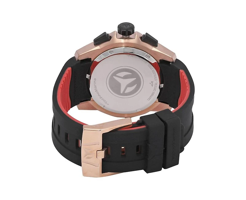 Technomarine Men's Tm-616005 UF6 Quartz Black Dial Watch