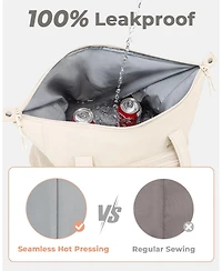 Piscifun 35 Can Insulated Puffer Soft Cooler Bag Leakproof Portable Lunch for Travel Camping Beach