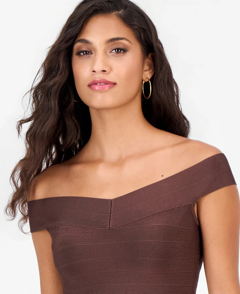 Guess Women's Off-The-Shoulder Alexis Bandage Top