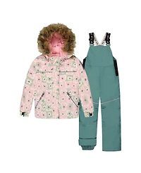 Deux par Toddler Girl 2T -5T Two Piece Discover Snowsuit