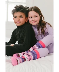 Deux par Deux Little and Big Girl ( 6-8 10-12 ) Ski Socks