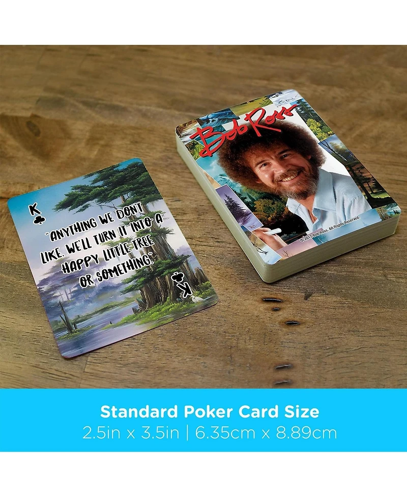 Bob Ross Quotes Multi-Image Playing Cards, Deck of 52