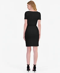 Anne Klein Women's Boat Neck Dress