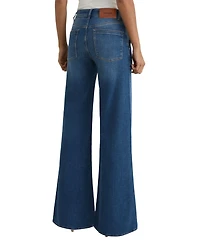 Reiss Petite Addie Wide-Leg Jeans