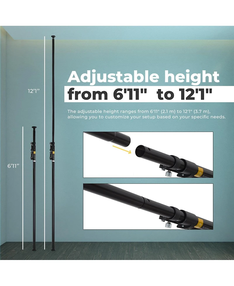 Flashpoint Deluxe Telepole Support System, Pair