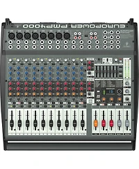 Behringer Europower PMP4000 1600-Watt 16-Channel Powered Mixer with Multi-fx Processor and Fbq Feedback Detection System