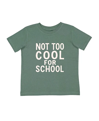 Sweet Wink Big Boys Not Too Cool For School Short Sleeve T-Shirt