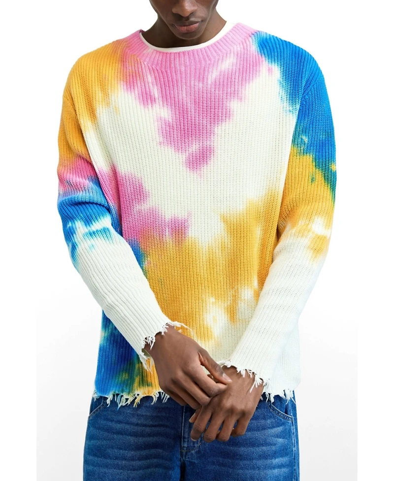 Desigual Men's Tie-dye sweater