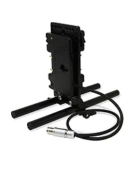 Core Swx Dual Mount Battery Plate with 15mm Lws Rod Clamp for Arri Cameras