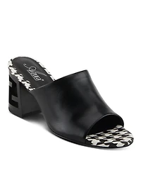 Azura Sculptor Women's Slide Sandal with Leather Heel
