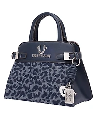 True Religion Multi-Strap Denim Shoulder Bag