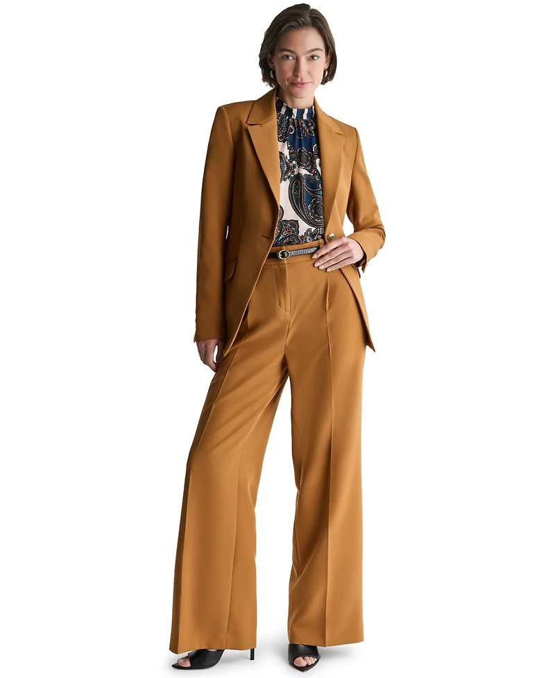 Bcbg Women's Notch-Collar One-Button Stretch Blazer