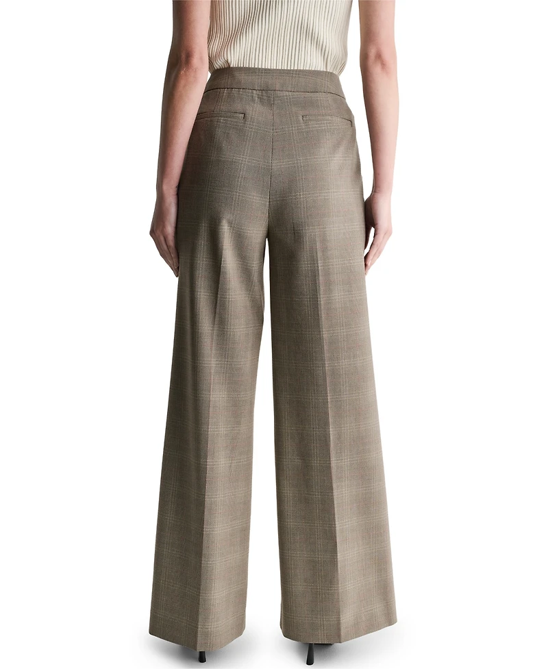 Bcbg Women's High-Rise Wide-Leg Pants