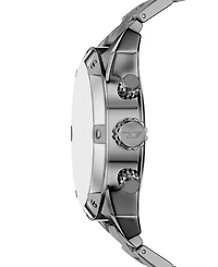 Diesel Men's Spiked Quartz Chronograph Gunmetal Stainless Steel Watch 49mm