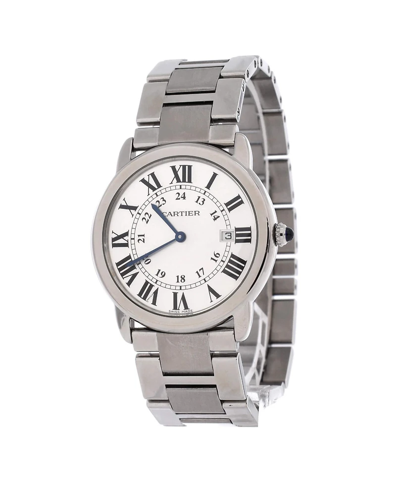 Pre-Owned Cartier Ronde Solo de Cartier Quartz Watch in Stainless Steel 36mm