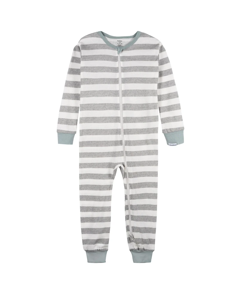 Gerber Baby Boys 12M -18M 2-Pack Snug Fitting Footless Pajamas
