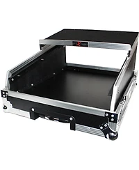 ProX Xs-19MIX14ULTHW Ata-300 Style Rackmount Case with Sliding Laptop Shelf for 14U 19" Top Mount 16-Channel Mixer