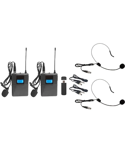 VocoPro Usb-Cast Dual Wireless Microphone System for Pc/Mac